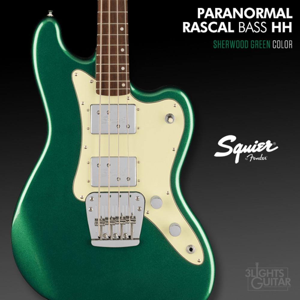 [당일발송] 스콰이어 숏스케일 베이스기타 파라노말 라스칼 베이스 HH SHW / SQUIER PARANORMAL RASCAL BASS