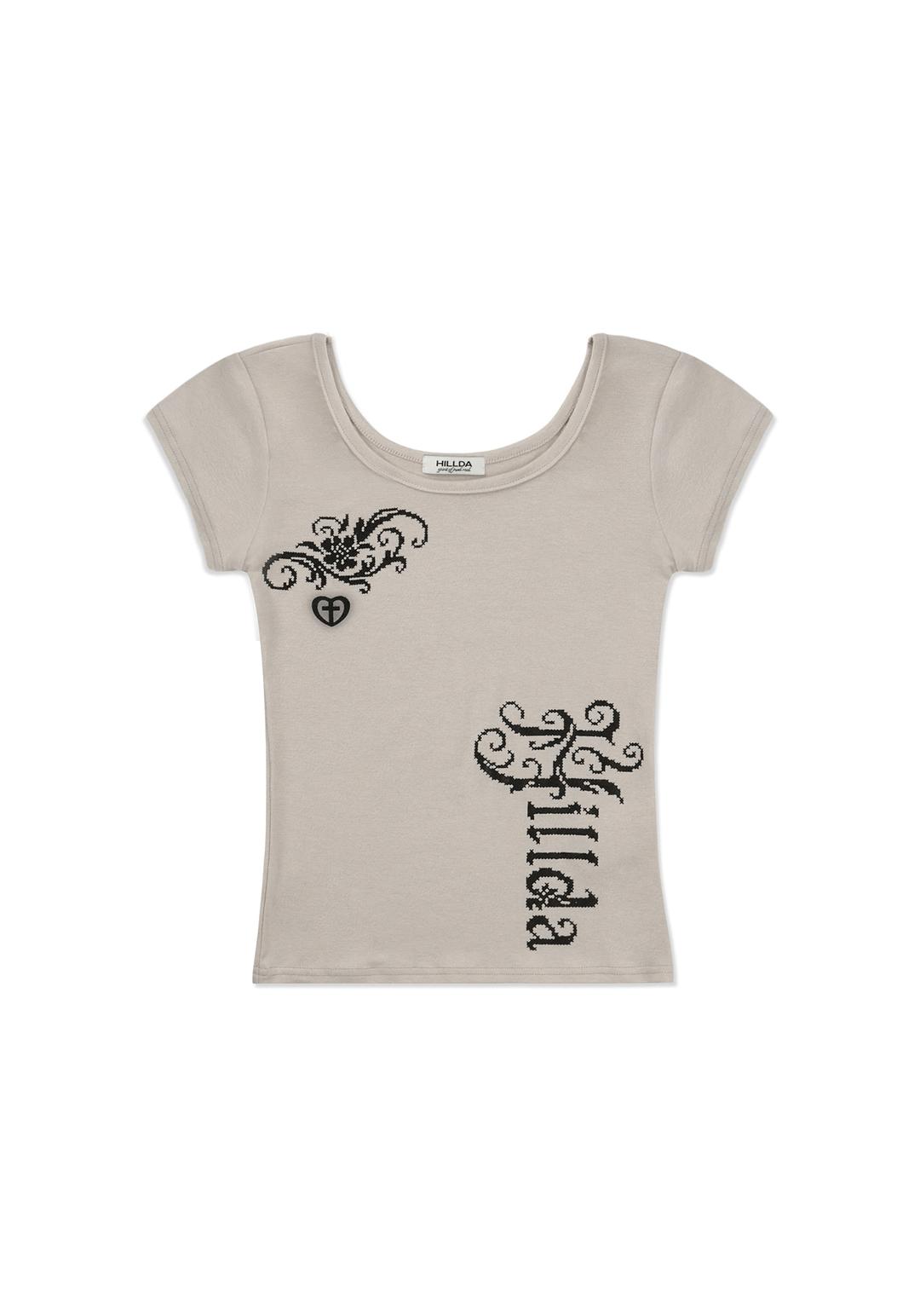 Lust Slim Tee [Beige]