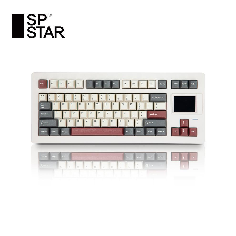 SP-STAR D82 맞춤형 디스플레이 화면 GIF 맵을 지원 핫스왑 가능 기계식 키보드