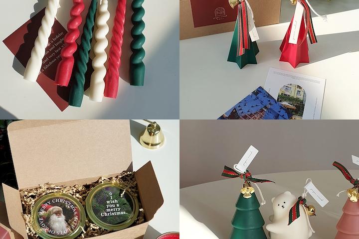 크리스마스 오브제 캔들 13종