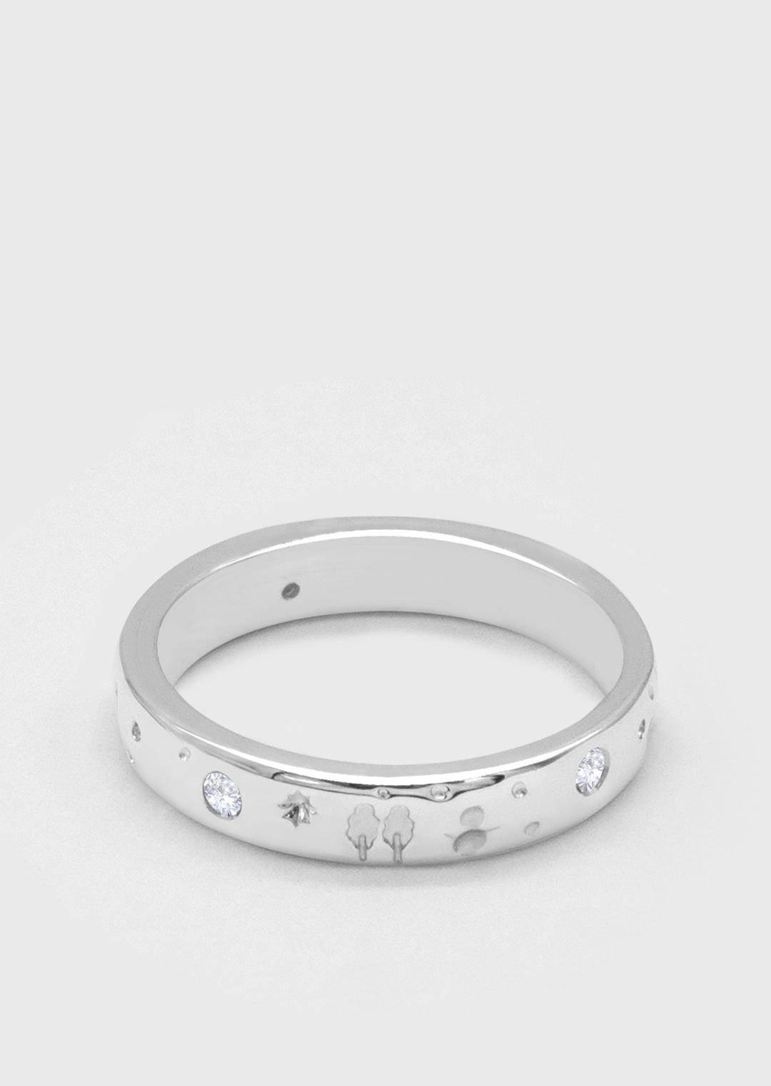 Crystal Winter Story Ring
