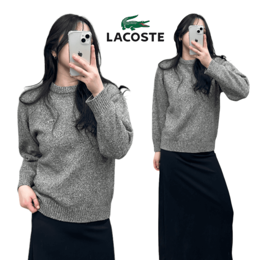 라코스테 쿠앤크 니트