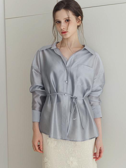 NEW Jadin Sheer Blue Shirts