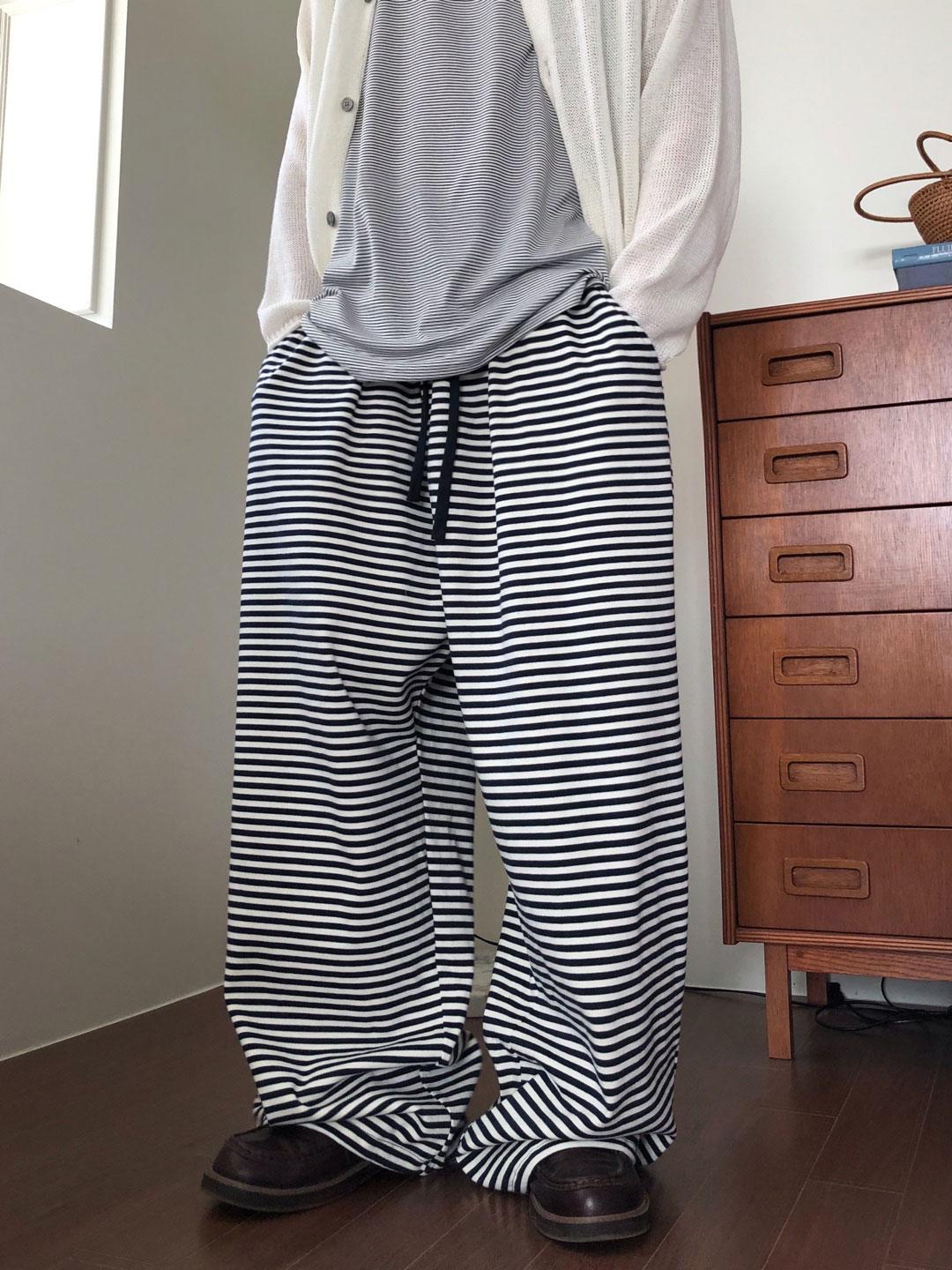 cozy stripe pajama pants