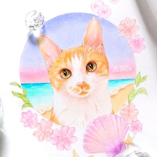 샤베트 반려동물 초상화(액자)