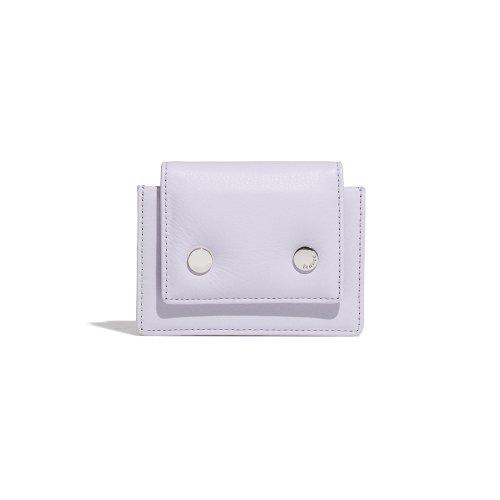 CIRCLE PADDING ACCORDION POCKET - FOG LAVENDER