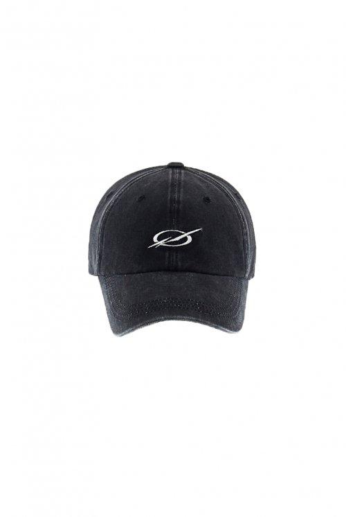 WASHED LOGO CAP - BLACK