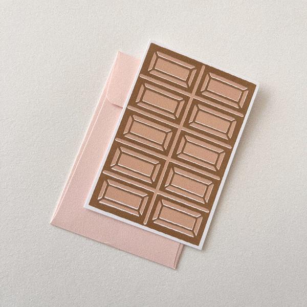 [츄지어바웃] 초콜릿 실크스크린 카드 세트