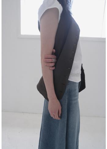 에프터먼데이 desert linen vest (2c)