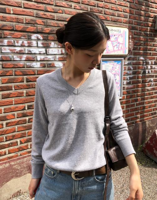 캐시블랜드 브이넥 니트 (12GG) 355913 [3color]