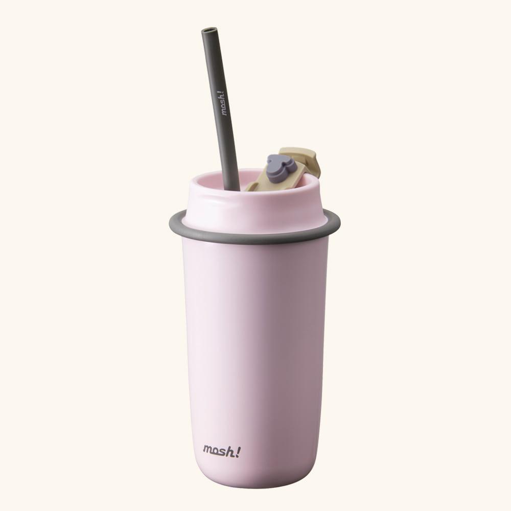 모슈 라떼 스트로우 텀블러 480ml 핑크