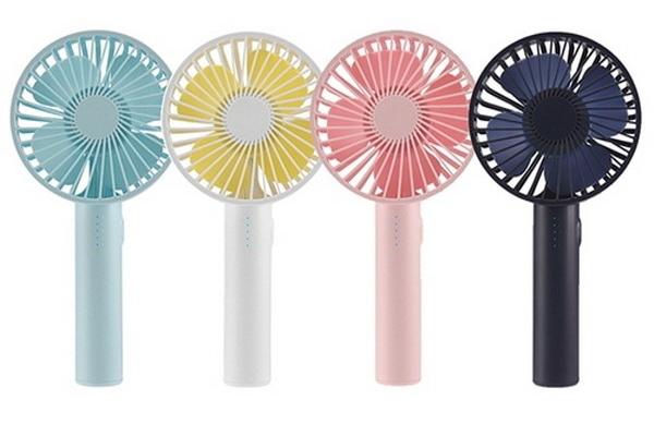 4색 컬러 휴대용 손 미니 선풍기