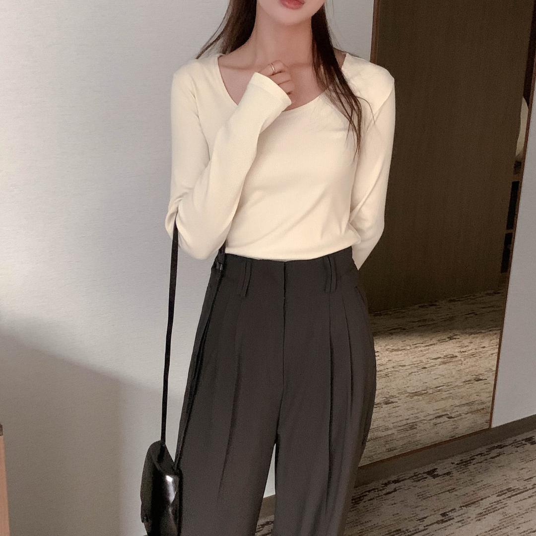 니어웨어 [당일발송🚚] 누적 5만장🔥 (unusually) reveal tee (9color) 긴팔티/긴팔/유넥티/유넥/가을긴팔티/이너티/기본티/티셔츠/긴팔티셔츠/골지티/골지티셔츠/가을