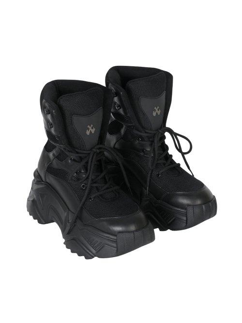 엘이이와이(L.E.E.Y)  PLATFORM BOOTS SNEAKERS BLACK - 사이즈 & 후기 | 무신사