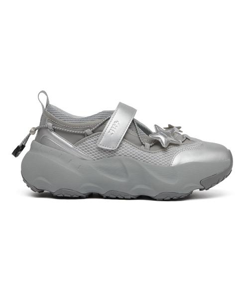 [× ILLIT] BRYN VELCRO SNEAKERS V2 - SILVER