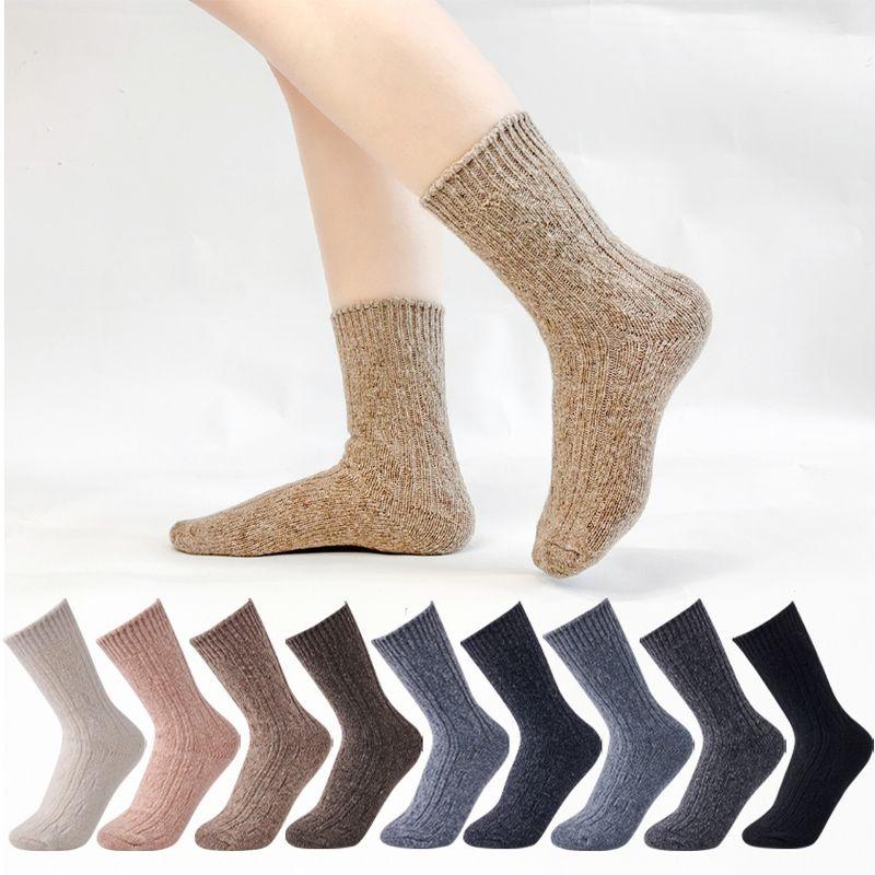 [1+1 니트양말]국산 따뜻한 겨울 꽈배기 울 니트양말