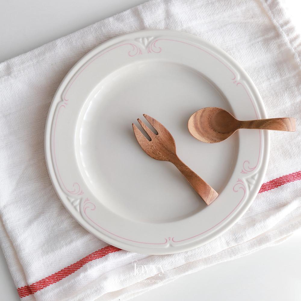 시라쿠스 멜로즈 디저트 플레이트 빈티지 접시