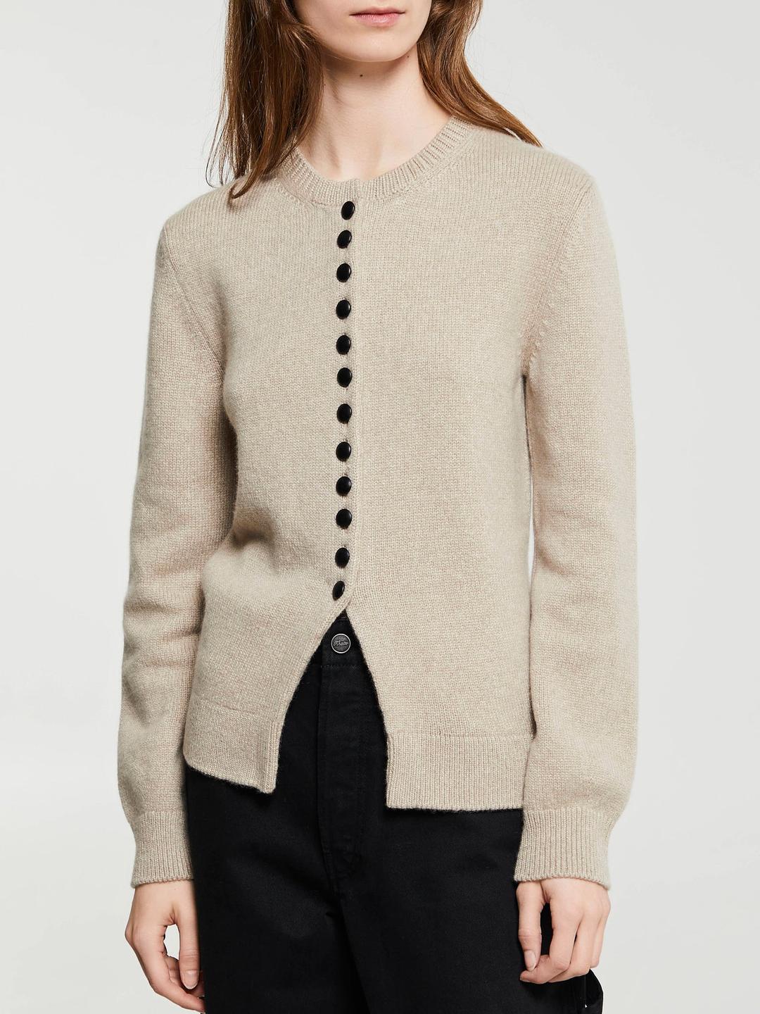 Josette Cardigan in Putty