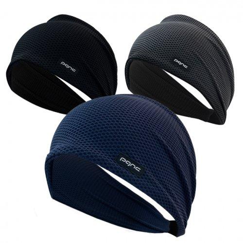 스포츠 기능성 메쉬 헤어밴드3종SET[남여공용]