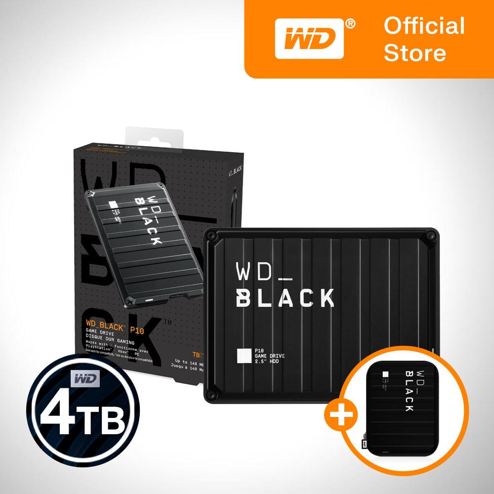 WD BLACK P10 GAME DRIVE 외장하드 4TB [파우치증정/우체국택배]