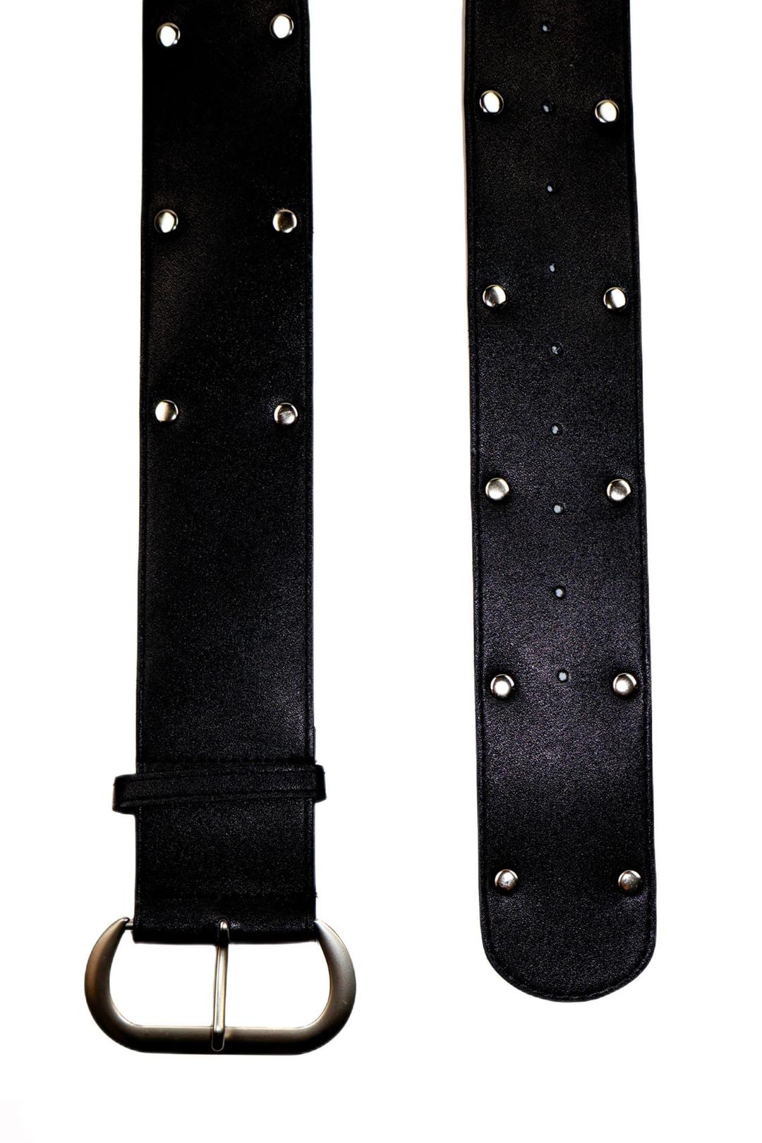 STUD WIDE BELT (BLACK)