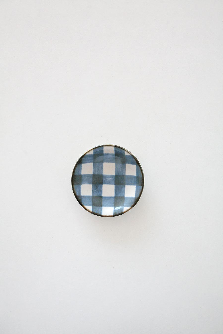checkered 체크 체크! small plate