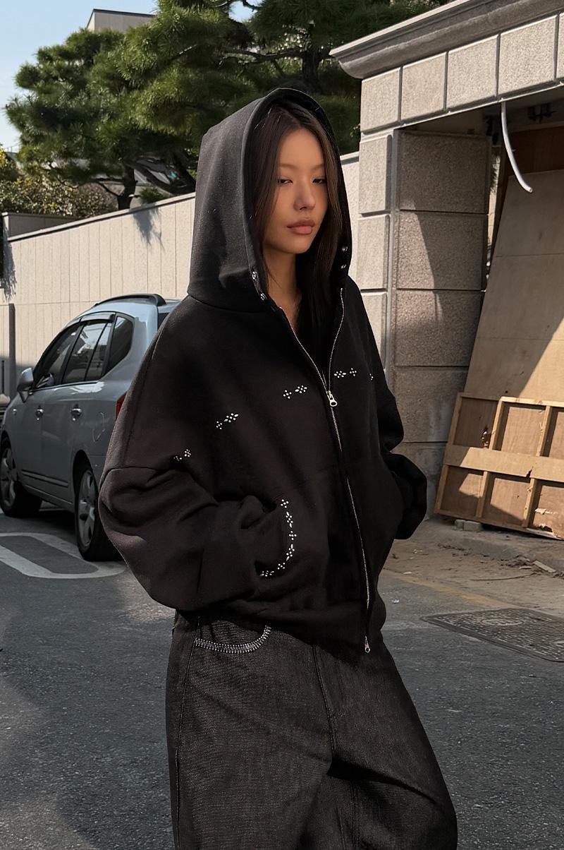 MIYU STUDED HOODIE (GIMO)