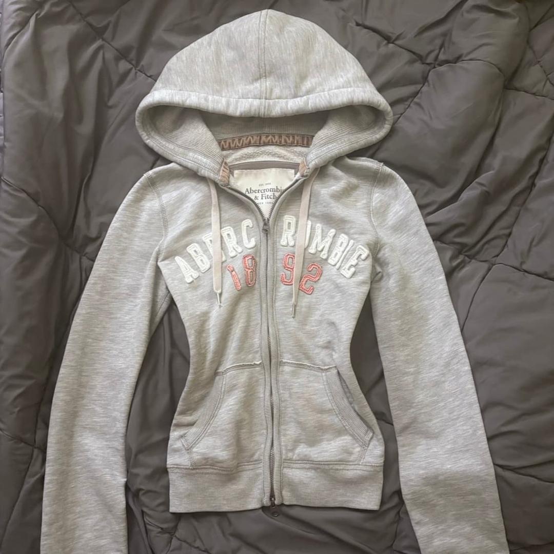 유일매물 대대장 아베크롬비 딱붙핏 후드집업 s 멜란지 그레이 | 후루츠패밀리