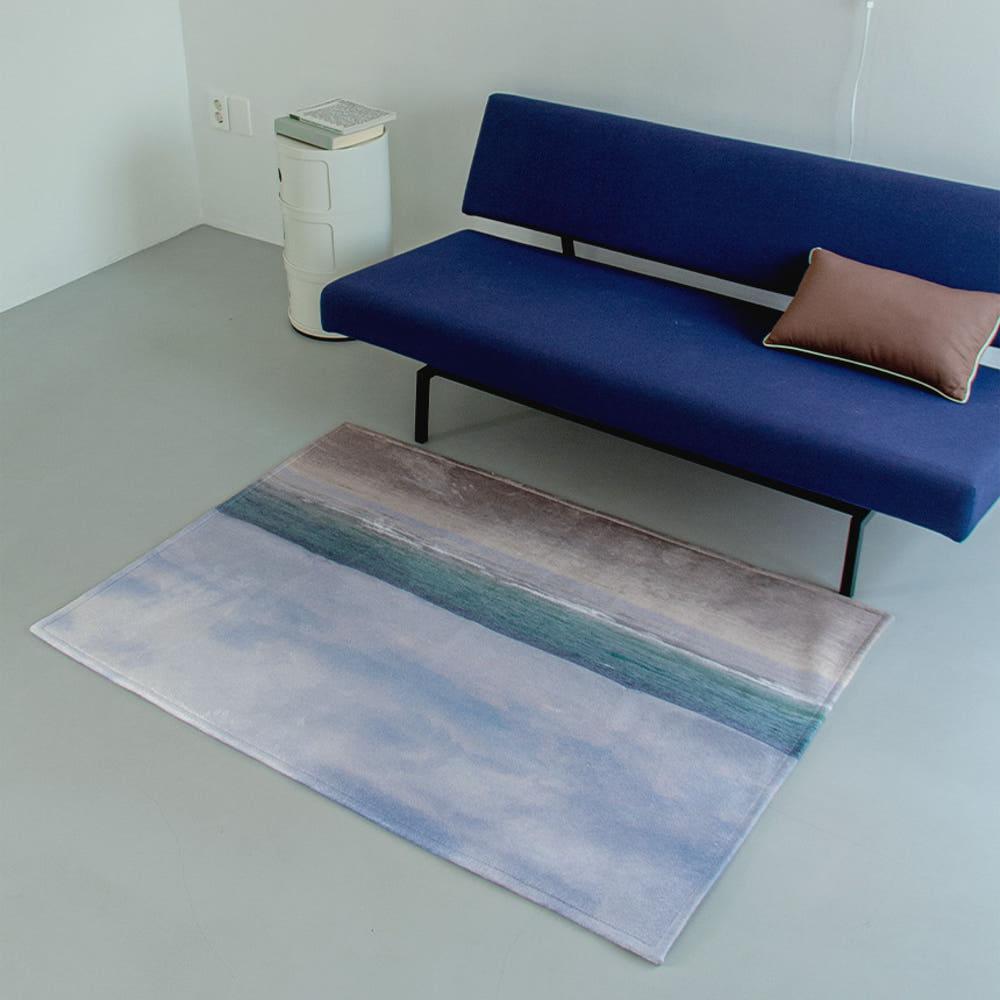 제주 바다 사계절 단모 러그 물세탁러그 발매트 카페트 3size