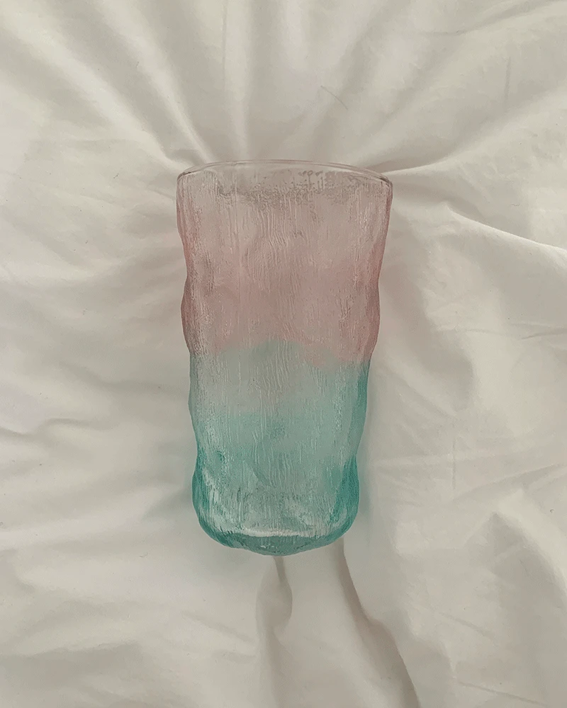 Cotton candy glass (1c)