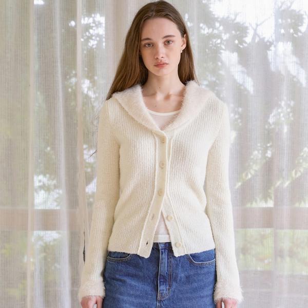 [2nd-order] Yeti Furry Sailor Cardigan (Vanilla)