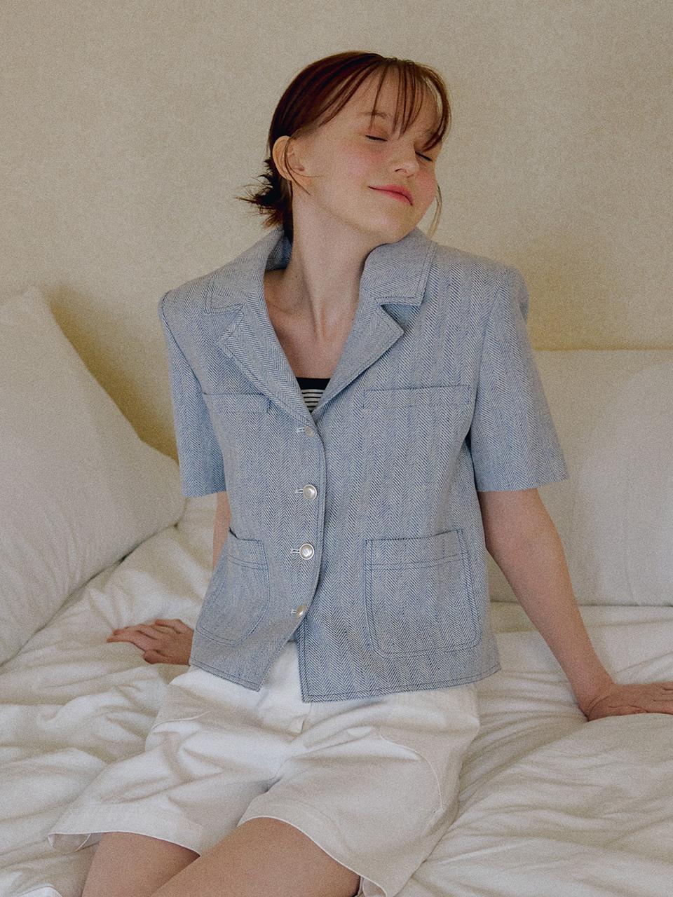 Summer Herringbone Single Jacket VC2433JK304M