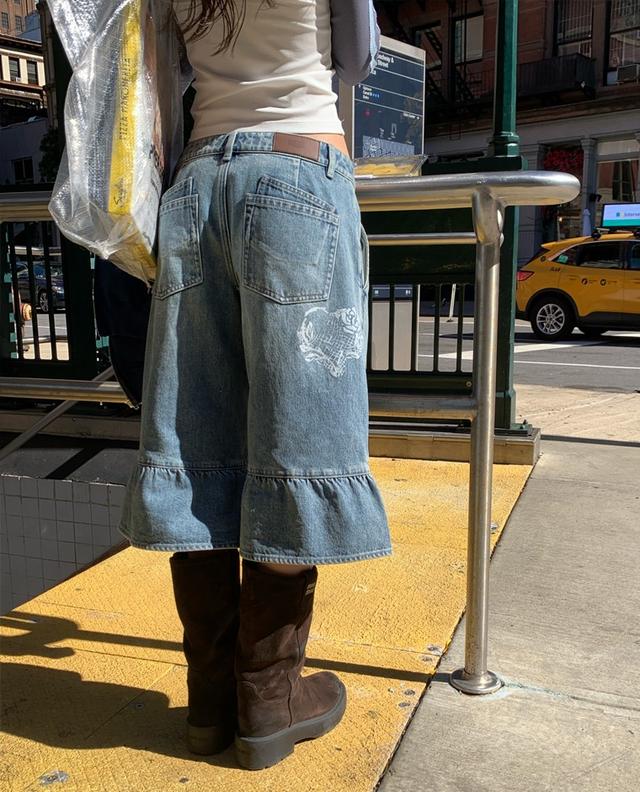 PAX00100 ♥ PAX PINK OVERSIZED CAPRI PANTS /追跡付 PAX00100 ♥ PAX PINK OVERSIZED CAPRI PANTS /追跡付 (ショート