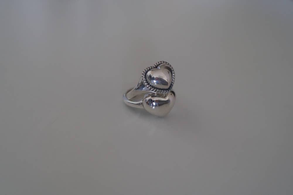 matinee / 플럼프 하트 링 (silver925)