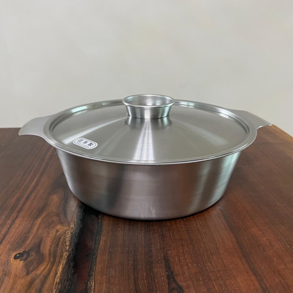 일본 요시카와 스텐 전골 샤브샤브 나베 냄비 22cm