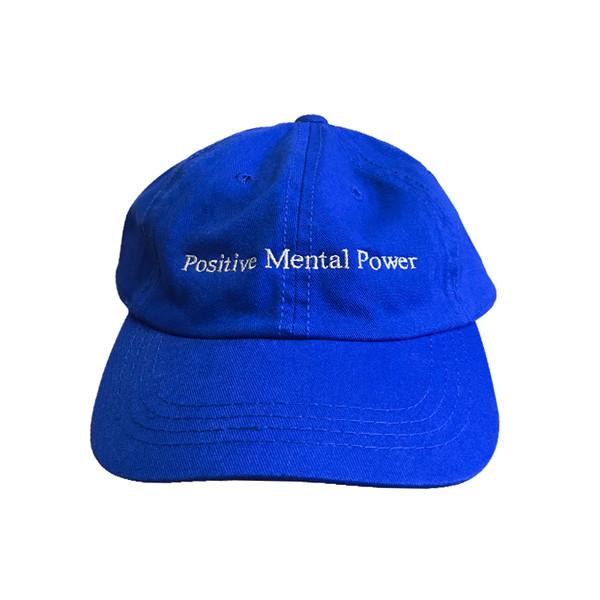 POSITIVE MENTAL POWER CAP IN COBALT BLUE