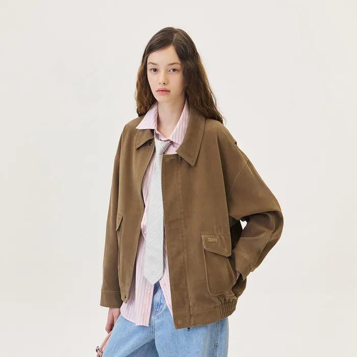 LUSSON SUADE JUMPER (BROWN)