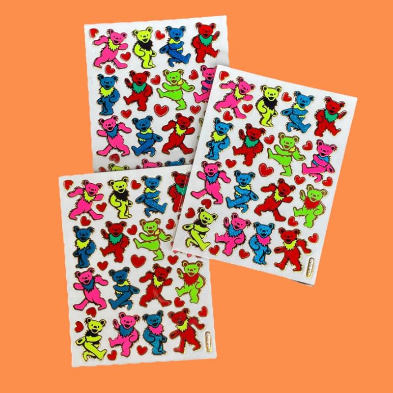 [Grateful Dead Bear]Dancing Bear Sticker