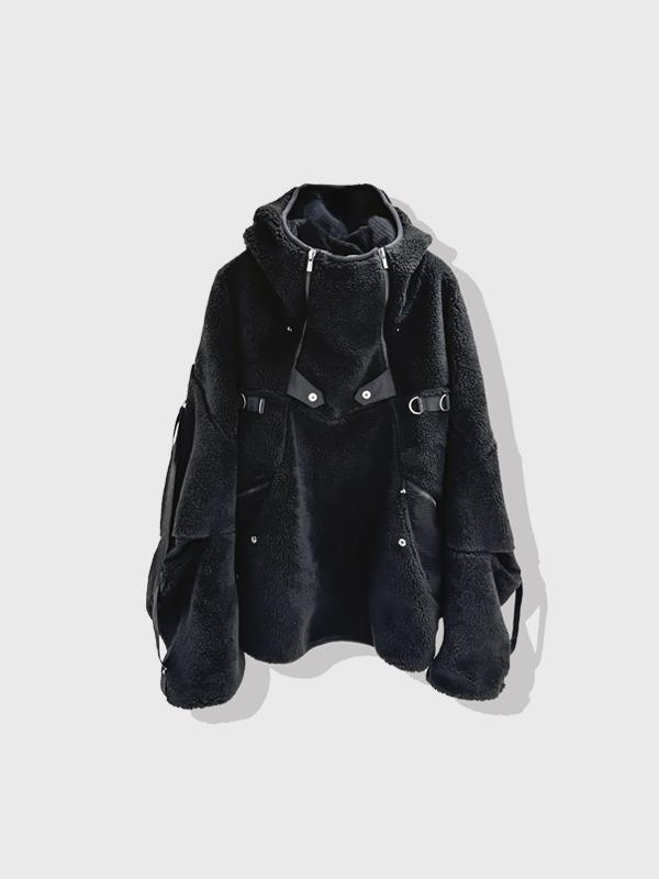 [ 11월 21일 예약 배송 ] ATTEMPT FUNCTIONAL FLEECE-OVER_BK