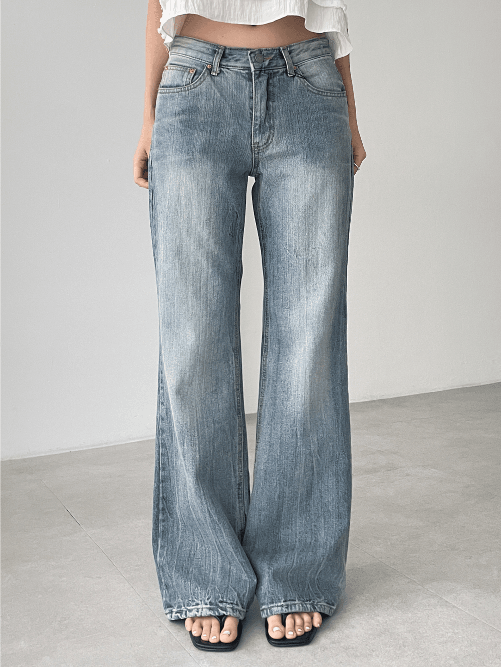 으나카이브 low boots cut denim (2color)