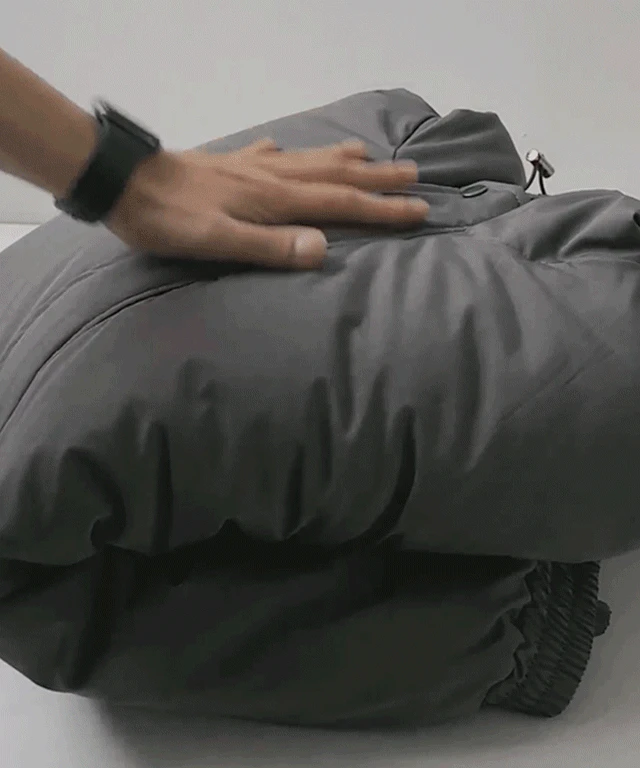 [2type]에디 카라/후드 패딩 - 4color