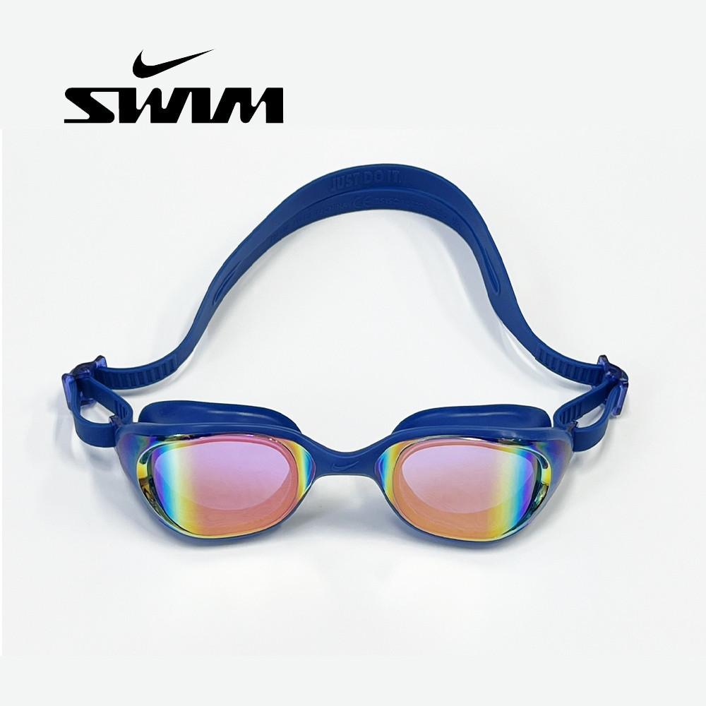 나이키스윔 익스펜스 미러 고글 수경 코트 블루