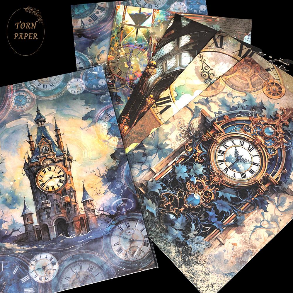 Cora Crea Crafts 코라 크리 크래프트 Time is an Illusion Paper Set CCC 061
