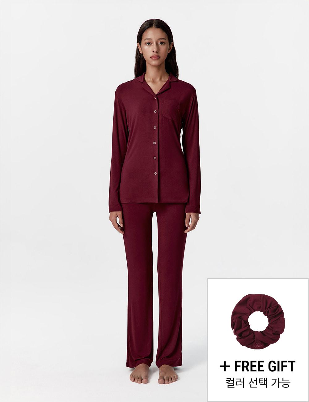 [스크런치 증정] 홀리데이 파자마 슬림핏