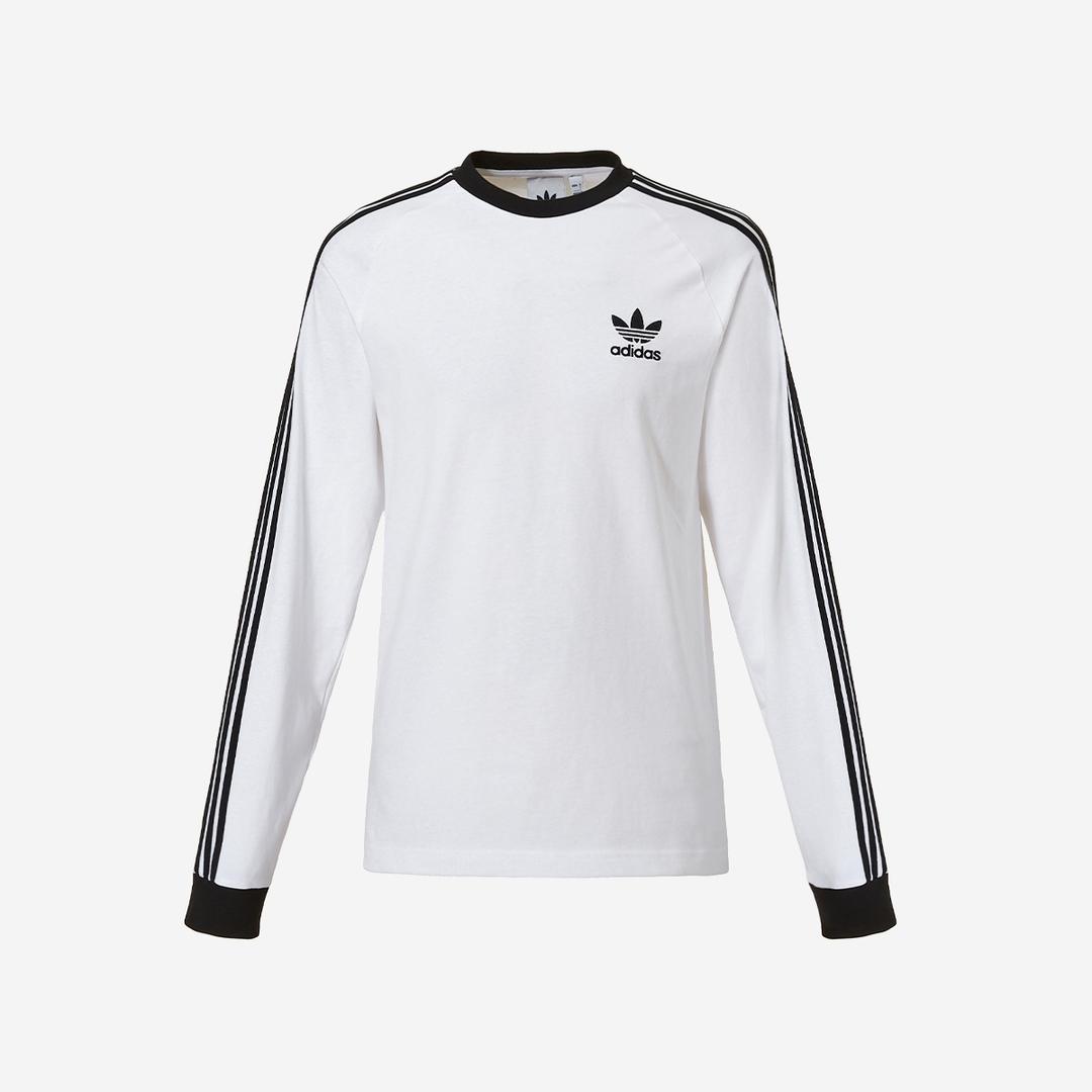 아디컬러 클래식 3 스트라이프 롱 슬리브 티