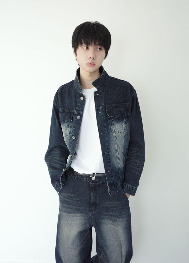 fade denim jacket