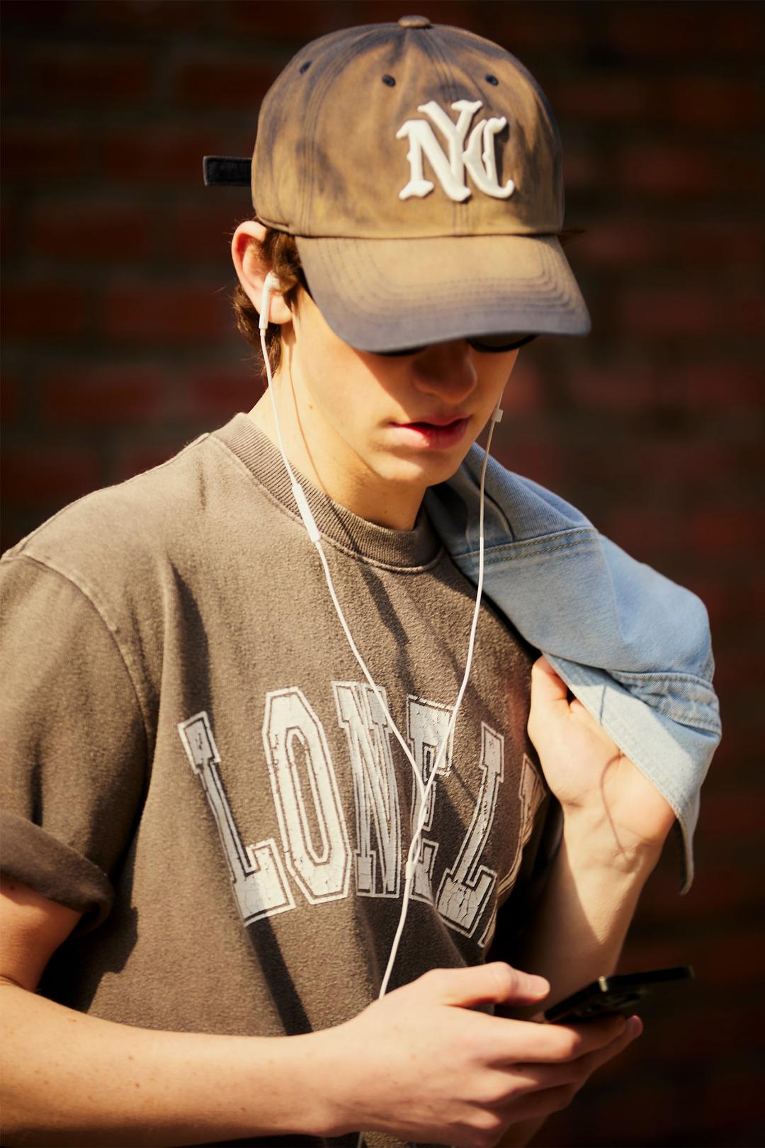 NYC SALT WASHING BALL CAP NAVY