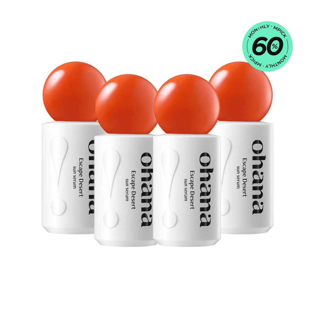 [SET] 오하나 이스케이프 데저트 선세럼 60ml 4개