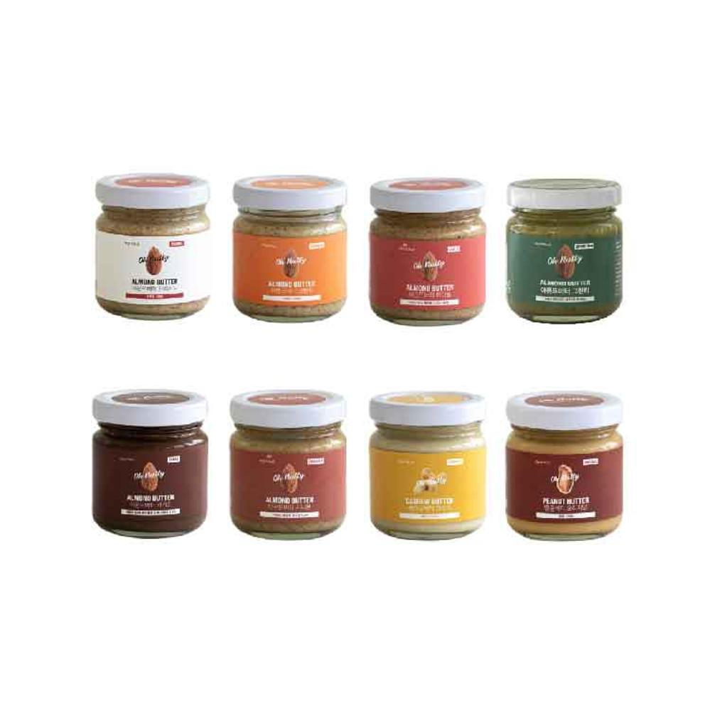 [소용량/9종 택1] 오넛티 땅콩버터, 아몬드버터, 캐슈넛버터 80g