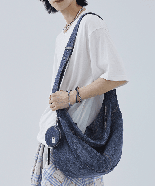 몬타 데님 메신저백